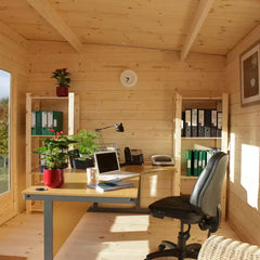 Delivered Forest Garden Melbury 45Mm Log Cabin 13Ft 1