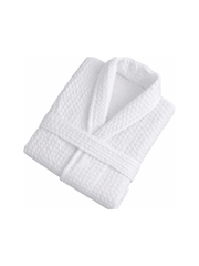 Luxury Waffle Bathrobe for Men and Women 100% Cotton Lightweight Hotel Quality Unisex Dressing Gown Spa Bathrobes