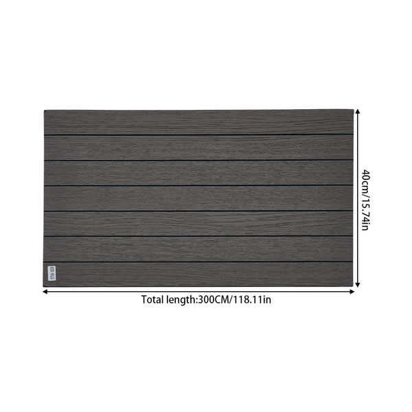 1pc 3D Imitation Wood Grain Grille Wall Panels, 300*40cm, Self-adhesive Vertical Stripe Wall Stickers, Peel and Stick, TV Background Decoration Stickers for Bedroom and Living Room, Kitchen and Bathroom Wall Renovation Stickers, Ideal for Renovating Livin