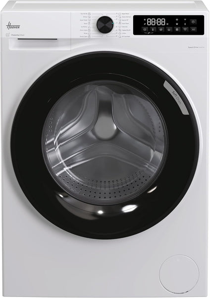 Hoover H-WASH 350 9Kg Freestanding Washing Machine, 1400 RPM, a Rated, Eco-Power Inverter Motor, Hon App, 60 Programmes, Eco Doser, Power Care System, White, 60X53X85 Cm - H3WPS496TAMB6-80