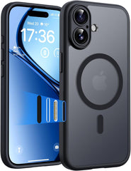TOCOL Magnetic for Iphone 17 Pro Max Case 6.9-Inch, Compatible with Magsafe, Full Camera Protection, Built-In Magnetic Ring, Drop Protection Shockproof Translucent Matte Phone Cover