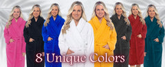 Mens and Ladies Shawl Collar Bathrobe 100% Egyptian Cotton Unisex Shawl Collar Dressing Gown Terry Towelling Bathrobe One Size