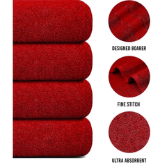 4 X Large Jumbo Bath Towels 100% Egyptian Cotton -75 x 150 cm- Soft Quick Dry Hotel Spa Big Bathroom Towels Set