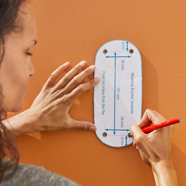 Gardena Wall-Mounted 30M (98Ft) Hose Box with Automatic Roll-Up