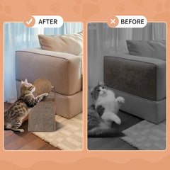 Cat Scratcher with Hanging Toy Sisal Ball Cat Scratching Board Durable Board Pads prevents Furniture Damage