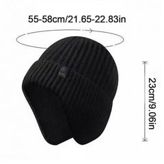 Men'S & Women'S Flocked Beanie Winter Hat with Elastic - Lightweight Warm Ski for Cold Weather, All-Season Outdoor & Casual Use, Unisex Snug Fit, & Navy, Durable Flocking Technology, No Batteries/Electronics, Versatile for Skiing