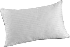 Egyptian Stripe Pillow Bounce Pillows with Hollowfibre Filling Soft & Supportive Satin Stripe Cover