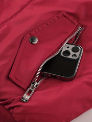 Men's winter lined hooded jacket - a warm and thick outdoor jacket suitable for hiking, hiking, and casual wear