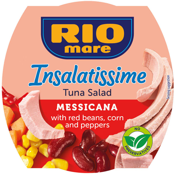 Rio Mare Insalatissime Mexican Style Tuna Salad, 4 X 160G