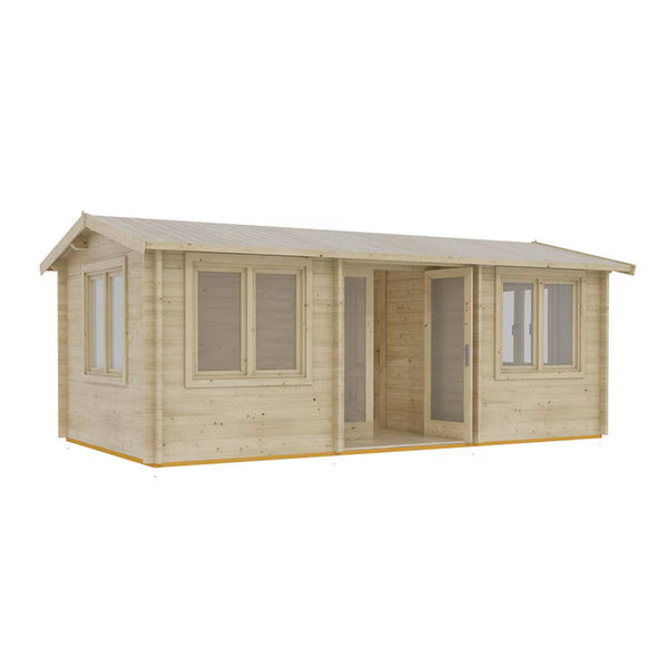 Shire Whinfell 44Mm Log Cabin 20 X 10Ft (6 X 3M)