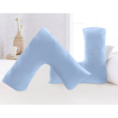 V shaped pillow case microfiber Back & Neck Support Pregnancy/Nursing V Pillowcase cover only Microfiber.