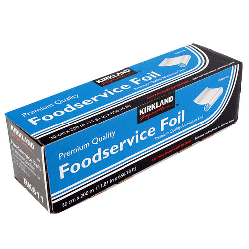Kirkland Signature Premium Quality Foodservice Aluminium Foil, 30Cm X 200M