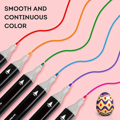 168/120/262/80 Color Double-ended Art Markers, Bright Colors, Smooth Blending, Very Suitable for Sketching, Illustration, Comics, Painting And Design Creation, Suitable for Professional Art Purposes And Art Projects, Art Tools, High-quality Markers