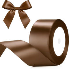 G2PLUS White Stain Ribbons - 22M Thick Fabric Gift Wrap Ribbons for Crafting, Wedding & Valentine'S Day Decoration