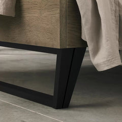 Bentley Designs Tivoli Weathered Oak Bed Frame, Double