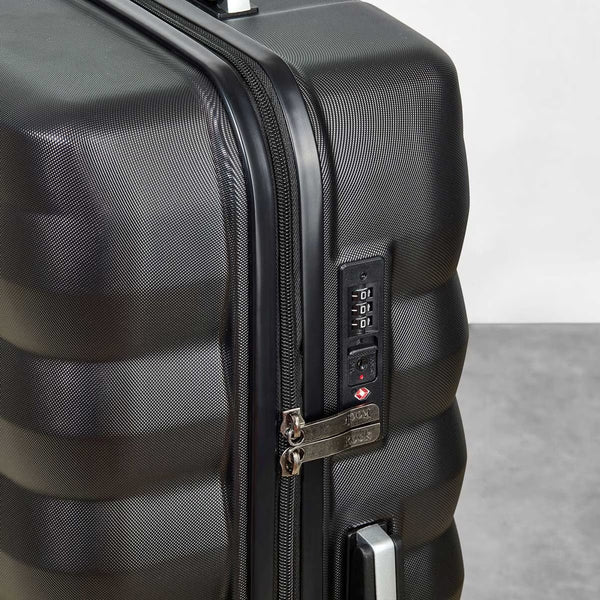 Rock Berlin 3 Piece Hardside Luggage Set in Purple