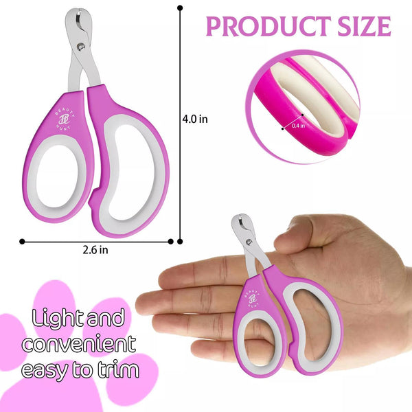 Professional-Grade Pet Nail Care Kit with Safe Nail Clippers & Files - Multiple Sizes for Cats & Dogs, Serrated & Smooth Trimming & Smoothing Tools, Durable Ergonomic Design for Home Grooming, Healthy Paws (Ideal for Small to Large Breeds), Dog Toenail Cl