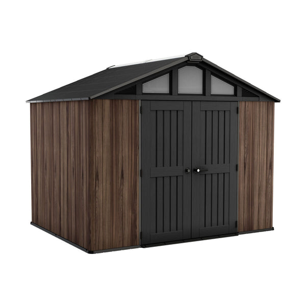Keter Rosewood Summit 10ft x 8ft (3.05 x 2.43m) Storage Shed