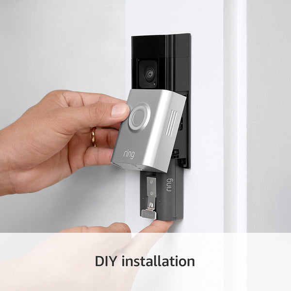 Ring Doorbell Plus with Chime and Additional Quick Release Battery