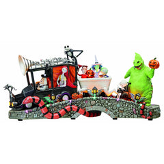 9 inch (22.8 cm) Disney The Nightmare Before Christmas Mayor’s Car Scene with Lights and Music – Halloween Decoration