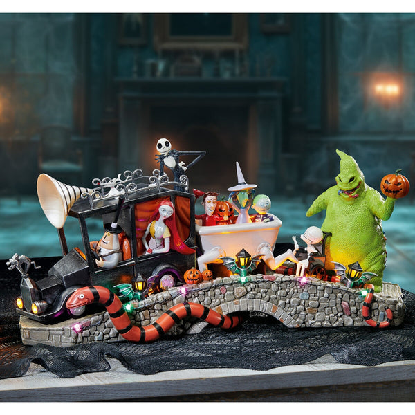 9 inch (22.8 cm) Disney The Nightmare Before Christmas Mayor’s Car Scene with Lights and Music – Halloween Decoration