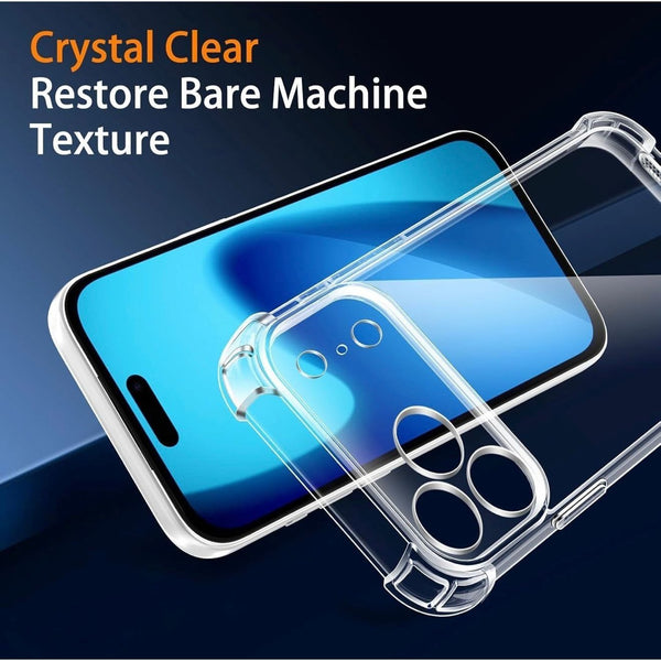 IPhone 17 Phone case pack of 3, Slim Case, Ultra-Thin Lightweight Clear Minimalist Protective Phone Cover (Clear)