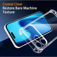IPhone 17 Phone case pack of 3, Slim Case, Ultra-Thin Lightweight Clear Minimalist Protective Phone Cover (Clear)