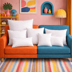 Cushion Inner Pad – Made in the UK - Firm Polyester Sofa & Furniture Pillow Insert Super Bounce, Hypoallergenic, Multiple Sizes Available 40x40 45x45 50x50 55x55 60x60 30x50 40x60