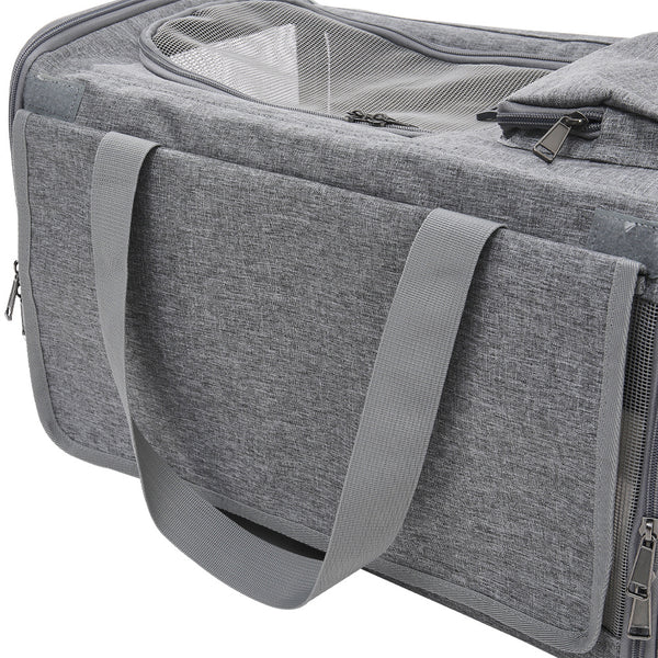 Large Pet Carrier Bag Portable Soft Fabric Fold Dog Cat Puppy Travel Bag in UK
