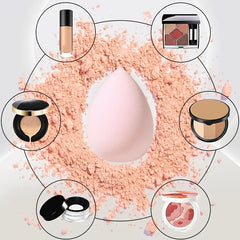 Popular Choice 20/21/40pcs of pink makeup kit, the set includes a multi-size soft brush, a variety of makeup eggs, a portable large-capacity travel makeup bag, and a full set of pink 2025 Internet celebrity makeup brushes