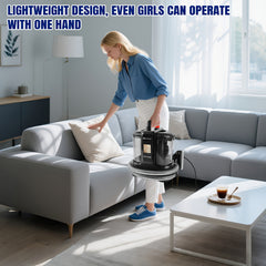 450W Electric Spot Cleaner, Clean Up Spills & Pet Messes from Carpets, Carpet And Sofa Cleaner Machine with Dual Water Tank, Stairs, Upholstery & Car Seats, Portable Compact Floor Stain Remover, Black