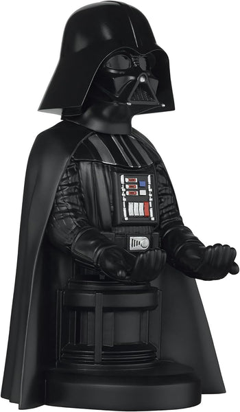 Exquisite Gaming: Star Wars: Darth Vader - Original Mobile Phone & Gaming Controller Holder, Device Stand, Cable Guys, Licensed Figure (Multi-Colored)