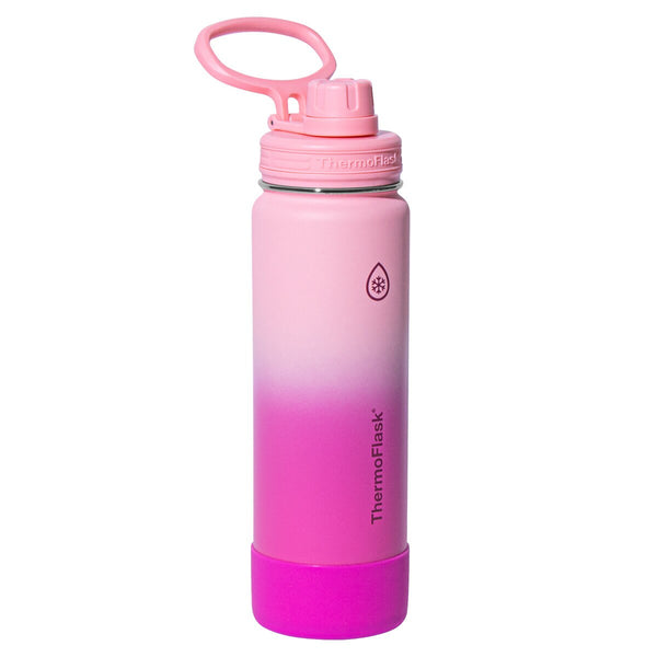 Thermoflask Stainless Steel 700Ml Water Bottle, 2 Pack in Pink & Orange