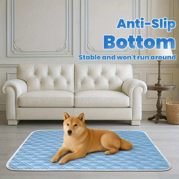 Extra-large Pet Cooling Pad - Super Soft Sweat-absorbing Surface | Instant Cooling Throughout the Day for Comfort | Keep Your Pet Cool All Summer! - Suitable for Small, Medium and Large Cats and Dogs, with 5 Sizes to Choose From