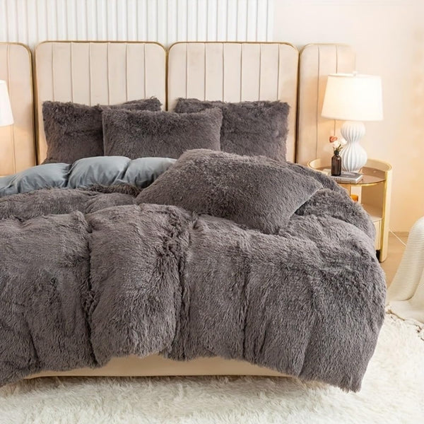 Teady bear Long Cord Microfiber Duvet Set | Hotel-Quality Comfort with Button Closure & Corner Ties | Machine Washable for Easy Care | Single, Double, King, Super King Sizes Available