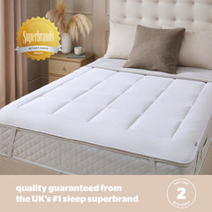 Silentnight Natural Wool Mattress Topper in Double