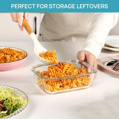 16pcs Glass Refrigerator Storage Box, Food Storage Container, (8 Containers +8 LIDS)Crisper with Leak-proof Lock Lid - for Microwave, Lunch Box, Refrigerator, Party, Camping, Wedding - for Meals, Snacks, Fruits, Vegetables, Fitness Meals, Meat