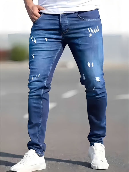 Geng Yuan Shi Selected Products - Men'S Premium Stretch Casual Long Pants 4pcs Set