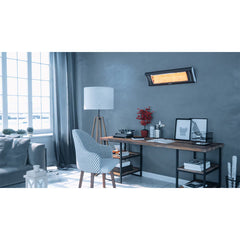 Veito Aero 2500 Indoor and Outdoor Carbon Infrared Heater - Black