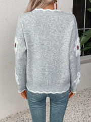 Elegant Floral Pullover for Women'S Fashion