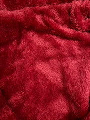 Women'S Winter Casual Mid-Length Fleece-Lined Hooded Jacket - Zippered Pockets, Machine Washable Winter Coat, Full Zip Closure, Regular Fit Sleeves, Fashionable Warm And Cold-Resistant, Comfortable Soft Fabric