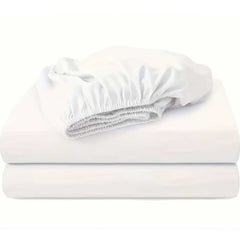 FORZA TEXTILES - Extra Deep 40cm Pocket Fitted Bed Sheet – Full Elastic Edge for Deep Mattresses, Durable Construction for Daily Use, Easy Care Fabric that Saves Time, Wrinkle-Resistant Surface and a Clean, Tidy Bed Appearance with Perfect Mattress Covera