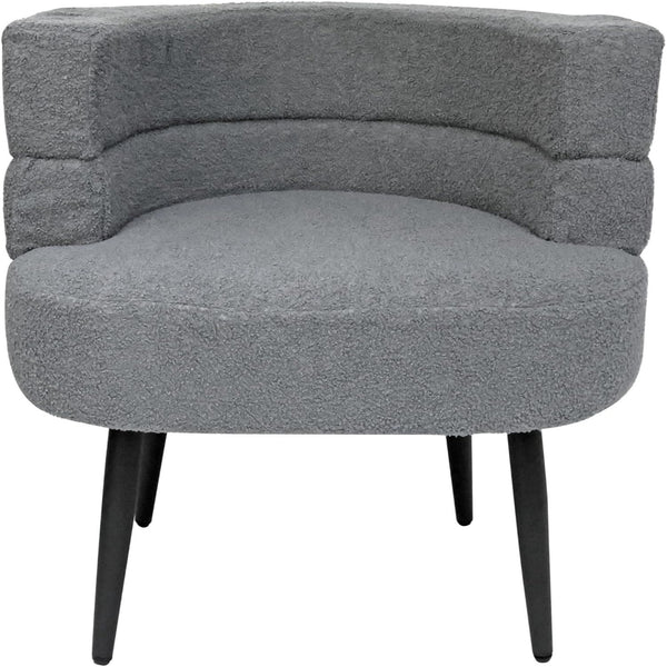 Alivio Sherpa Sofa Chair for Living Room & Bedroom (Grey)