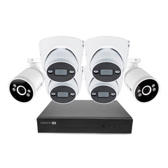 Swann 4K NVR 8 X Channel / 4 X NHD-ADVANCXD Dome & 2 X NHD-ADVANCXB Bullet Cam 1TB HDD