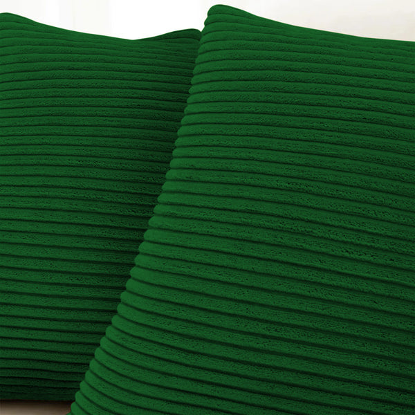 1pc Stripe Velvet Cushion Cover – Soft Luxury Cushion Case, Modern Textured Design, Machine Washable for Sofa & Bedroom Decor, Ideal Gift