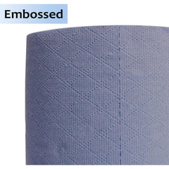 12 x Centre Feed Rolls Blue Tissue Paper Roll | 400 SHEETS PER ROLL | Premium quality