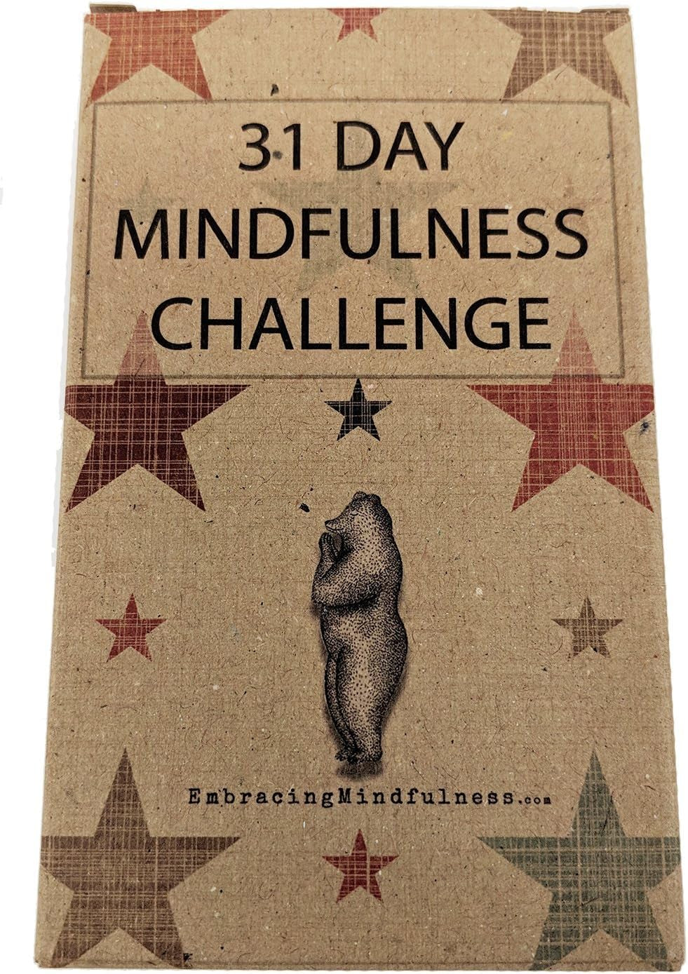 31 Day Mindfulness Challenge Cards - Take One a Day for a Month of Mindfulness - Great Stocking Filler or Secret Santa Gift