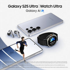 Galaxy S25 Ultra 5G (2025) 512GB Storage + 12GB RAM SM-S938B Qualcomm Snapdragon 8 Elite SIM Free Factory Unlocked Android 15 Smartphone - Available in Titanium Black / Titanium Grey / Titanium Silver Blue / Titanium White