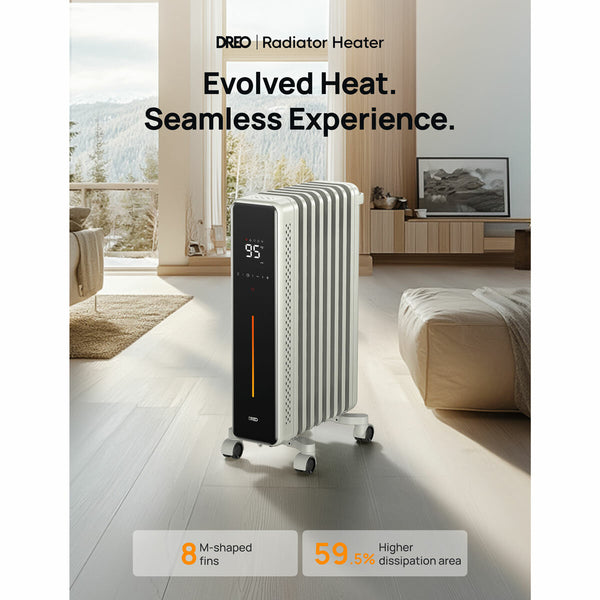 Dreo Oil Filled Radiator 1.5kW, OH621