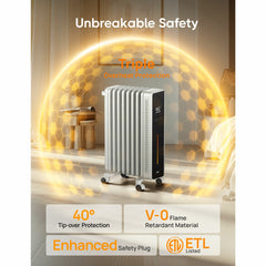 Dreo Oil Filled Radiator 1.5kW, OH621